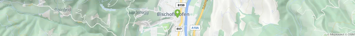 Map representation of the location for Marien-Apotheke in 5500 Bischofshofen